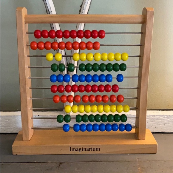 Abacus learning wooden toy